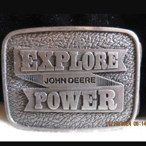 1981John Deere Limited Vintage Explore Power Belt Buckle